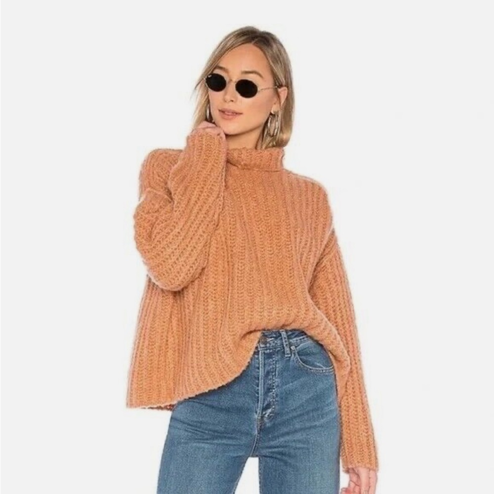 NWT FREE PEOPLE & URBAN OUTFITTERS PAPAYA WINTER MATCHING SET! SWEATER & PANTS! - Picture 3 of 13